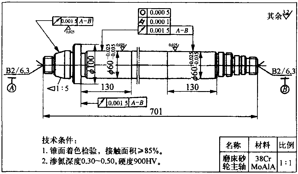 四、精密主轴磨削